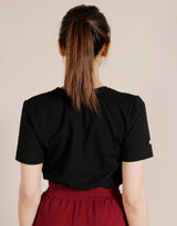 Lou Star Organic Cotton Eco-Friendly T-Shirt - Black