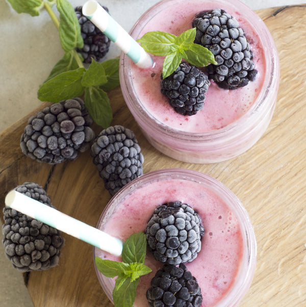 Blueberry and Banana Breakfast Smoothie