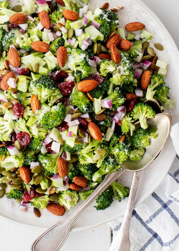 Easy Broccoli & Almond Salad