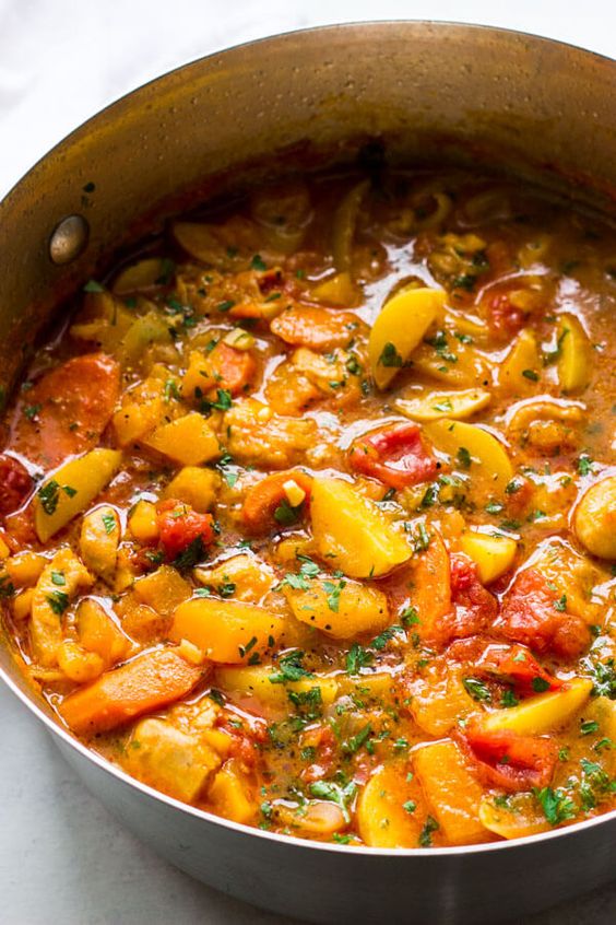 Hearty Autumn One-Pot Chicken and Butternut Squash Stew
