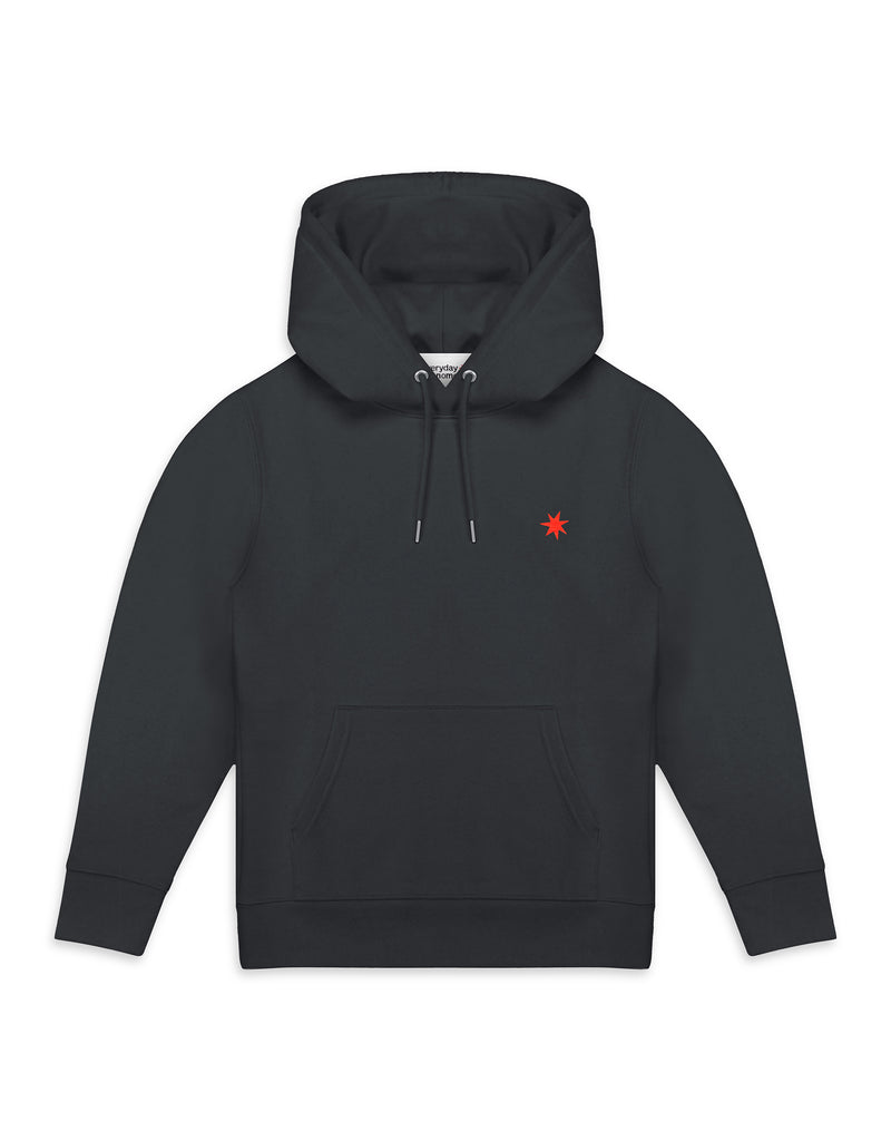 Black Red Star Organic Tracksuit Oversized