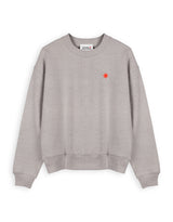 Grey Red Star Organic Cotton Jumper