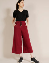 Zoe Everyday Sustainable Culottes - Burgundy